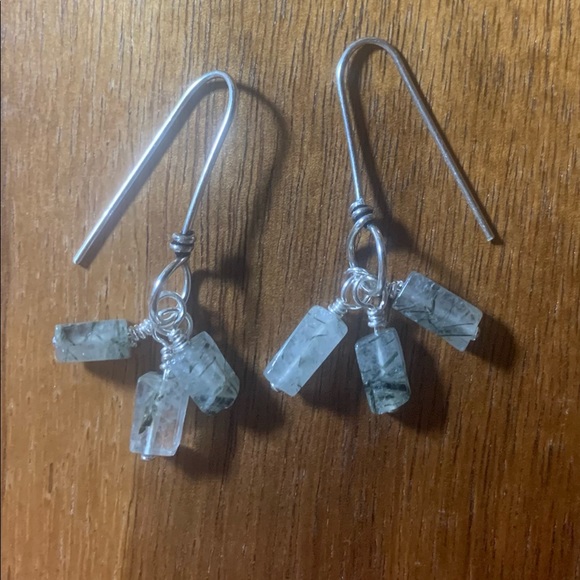 Rutilated Quartz. All Sterling Silver. Hand wired. High quality. - Picture 6 of 8